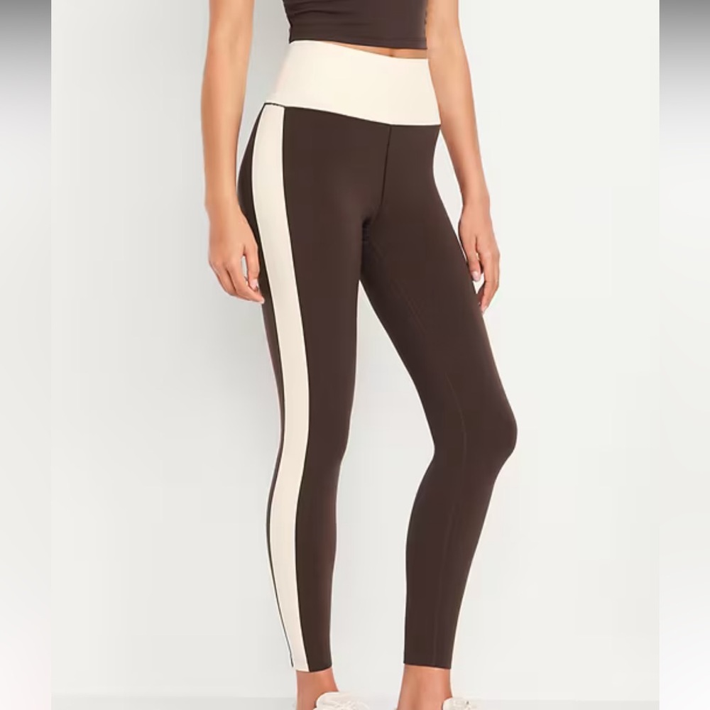 Old Navy StudioSmooth Leggings Coffee Brown